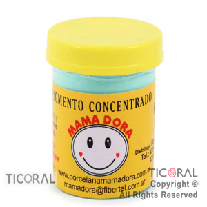 PIGMENTO CONCENTRADO P/PORCELANA FRIA VERDE AGUA X 15GR X 1